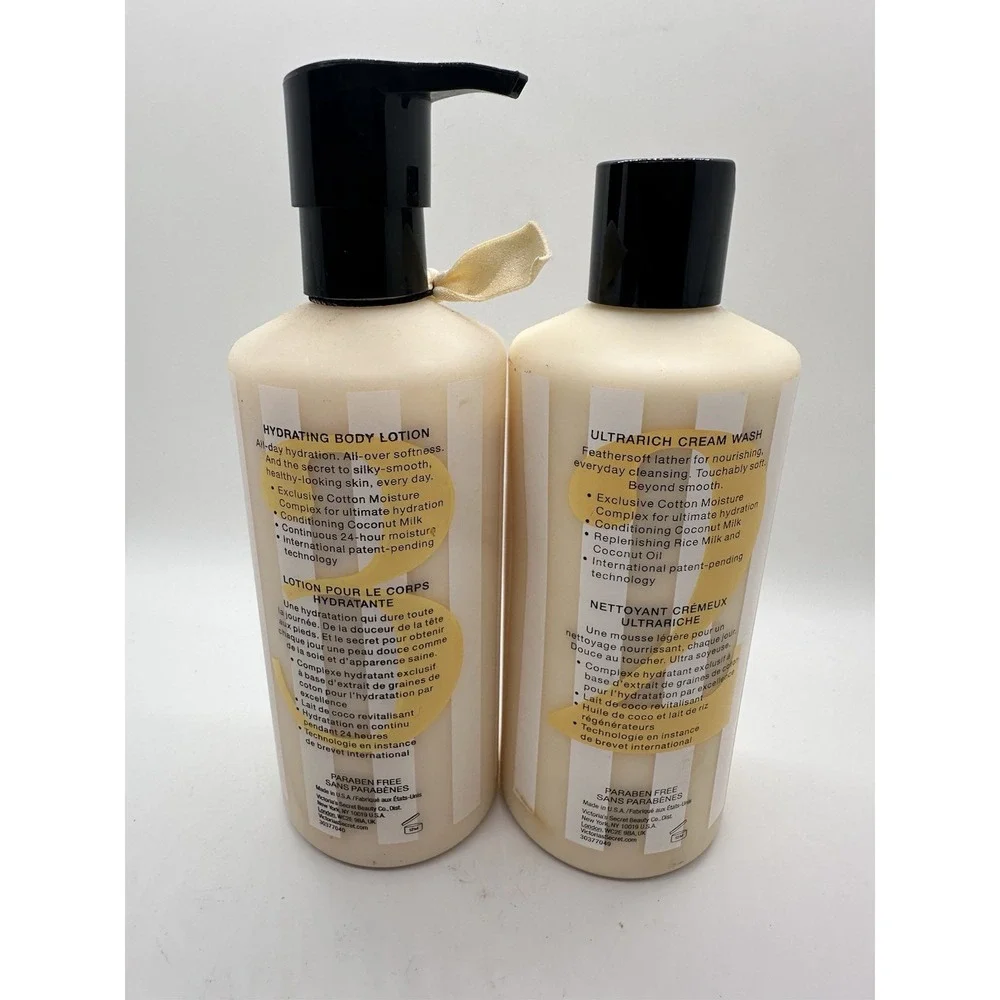 Victoria's‎ Secret Coconut Milk Body Lotion & Cream Wash Discontinued Rare
